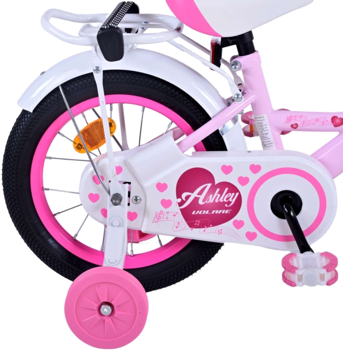 Volare Ashley Kinderfiets - Meisjes - 14 inch - Roze - Afbeelding 3