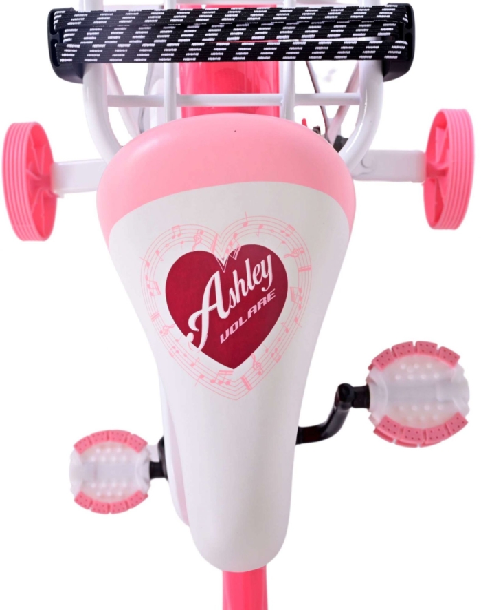 Volare Ashley Kinderfiets - Meisjes - 14 inch - Roze/Rood - Afbeelding 5