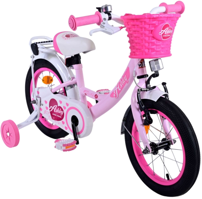 Volare Ashley Kinderfiets - Meisjes - 14 inch - Roze - Afbeelding 6