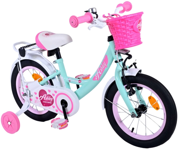 Volare Ashley Kinderfiets - Meisjes - 14 inch - Groen - Afbeelding 5