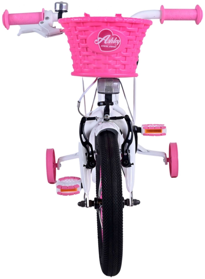 Volare Ashley Kinderfiets - Meisjes - 14 inch - Wit - Afbeelding 7