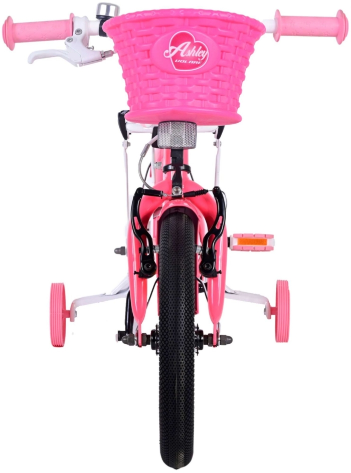 Volare Ashley Kinderfiets - Meisjes - 14 inch - Roze/Rood - Afbeelding 7