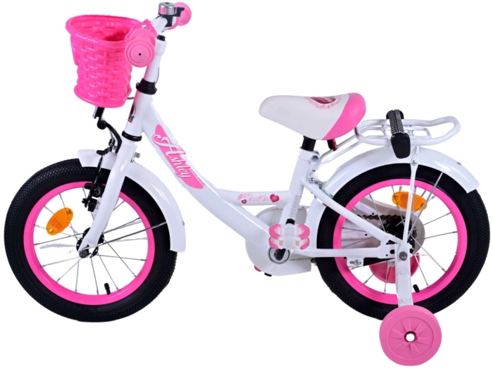 Volare Ashley Kinderfiets - Meisjes - 14 inch - Wit - Afbeelding 8