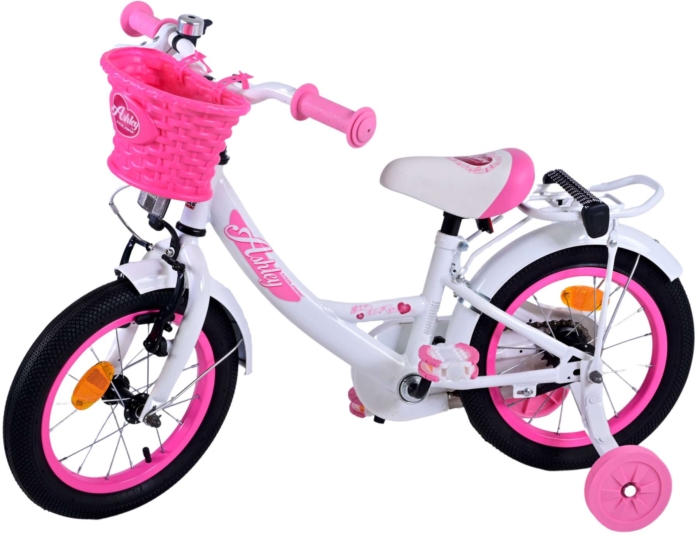 Volare Ashley Kinderfiets - Meisjes - 14 inch - Wit - Afbeelding 9