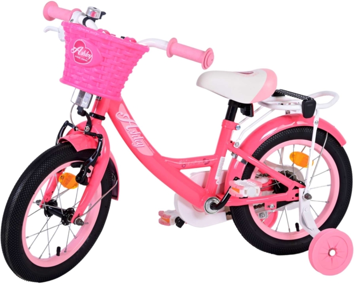 Volare Ashley Kinderfiets - Meisjes - 14 inch - Roze/Rood - Afbeelding 9