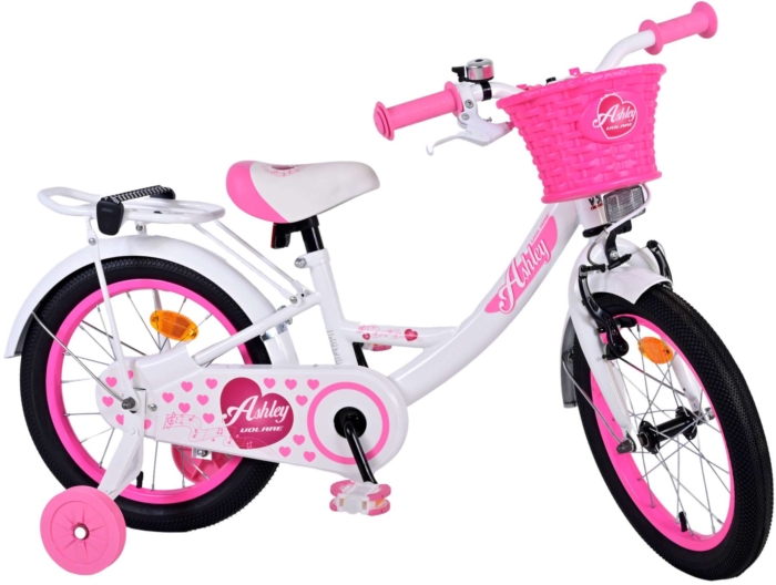 Volare Ashley Kinderfiets - Meisjes - 16 inch - Wit - Afbeelding 2