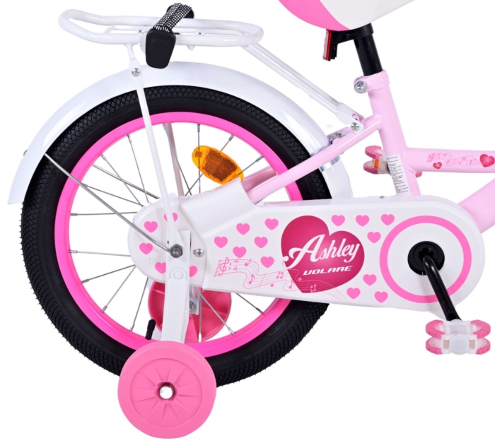 Volare Ashley Kinderfiets - Meisjes - 16 inch - Roze - Afbeelding 3