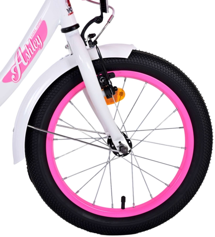 Volare Ashley Kinderfiets - Meisjes - 16 inch - Wit - Afbeelding 4