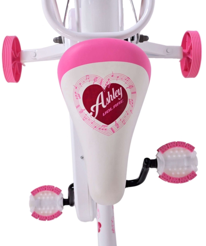 Volare Ashley Kinderfiets - Meisjes - 16 inch - Wit - Afbeelding 5