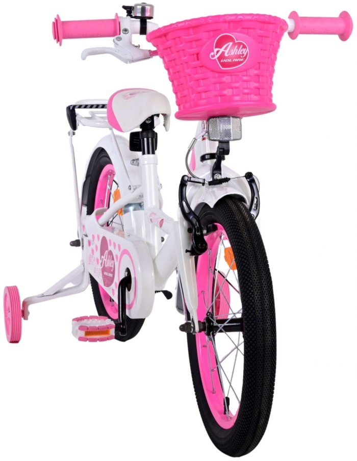 Volare Ashley Kinderfiets - Meisjes - 16 inch - Wit - Afbeelding 6