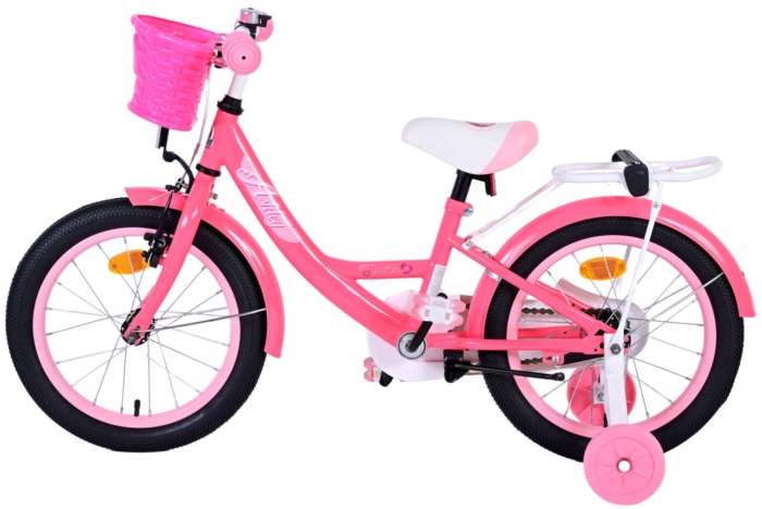 Volare Ashley Kinderfiets - Meisjes - 16 inch - Roze/Rood - Afbeelding 7