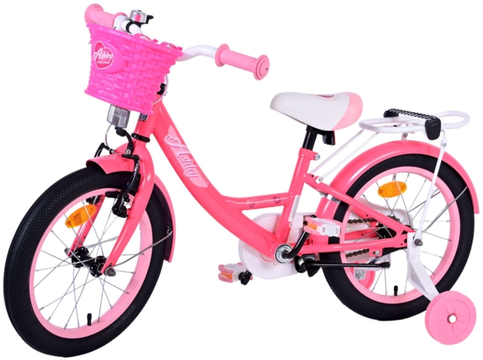 Volare Ashley Kinderfiets - Meisjes - 16 inch - Roze/Rood - Afbeelding 8