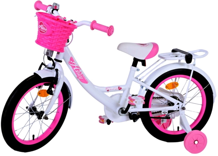 Volare Ashley Kinderfiets - Meisjes - 16 inch - Wit - Afbeelding 9