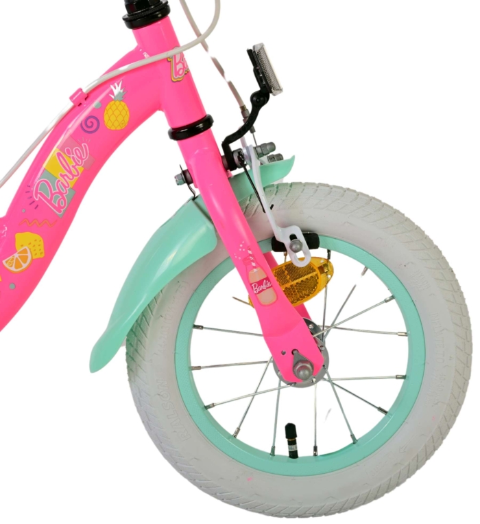 Barbie Kinderfiets - Meisjes - 12 inch - Roze - Twee Handremmen - Afbeelding 4