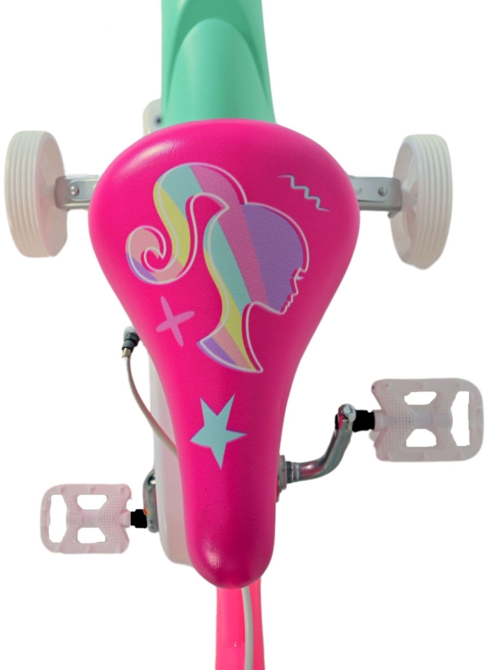 Barbie Kinderfiets - Meisjes - 12 inch - Roze - Twee Handremmen - Afbeelding 5