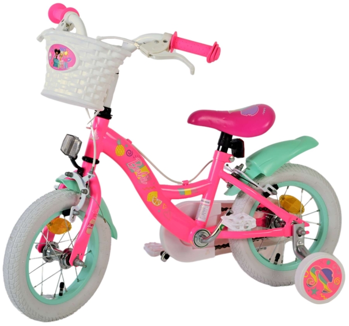 Barbie Kinderfiets - Meisjes - 12 inch - Roze - Twee Handremmen - Afbeelding 9