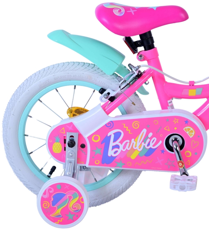 Barbie Kinderfiets - Meisjes - 14 inch - Roze - Twee handremmen - Afbeelding 3