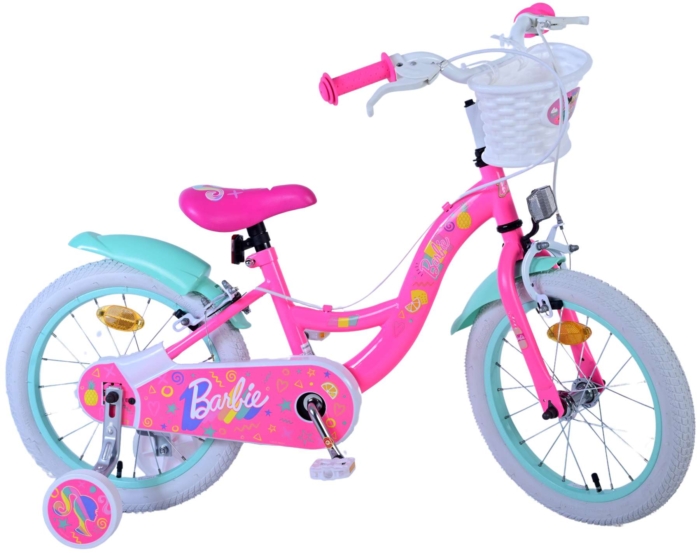 Barbie Kinderfiets - Meisjes - 16 inch - Roze - Twee handremmen - Afbeelding 2