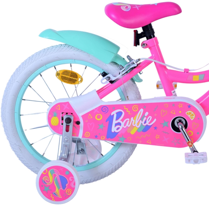 Barbie Kinderfiets - Meisjes - 16 inch - Roze - Twee handremmen - Afbeelding 3