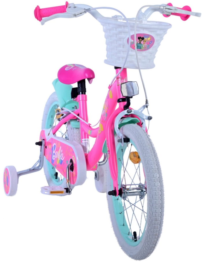 Barbie Kinderfiets - Meisjes - 16 inch - Roze - Twee handremmen - Afbeelding 6