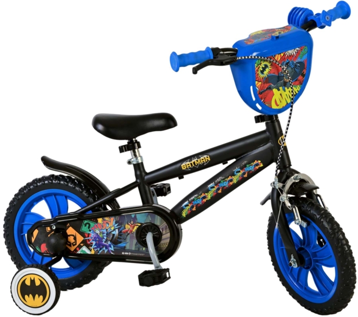 Batman Kinderfiets - Jongens - 12 inch - Zwart - Afbeelding 2