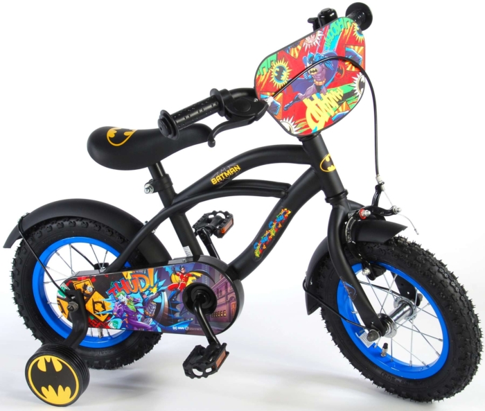 Batman Kinderfiets - Jongens - 12 inch - Zwart - Afbeelding 3