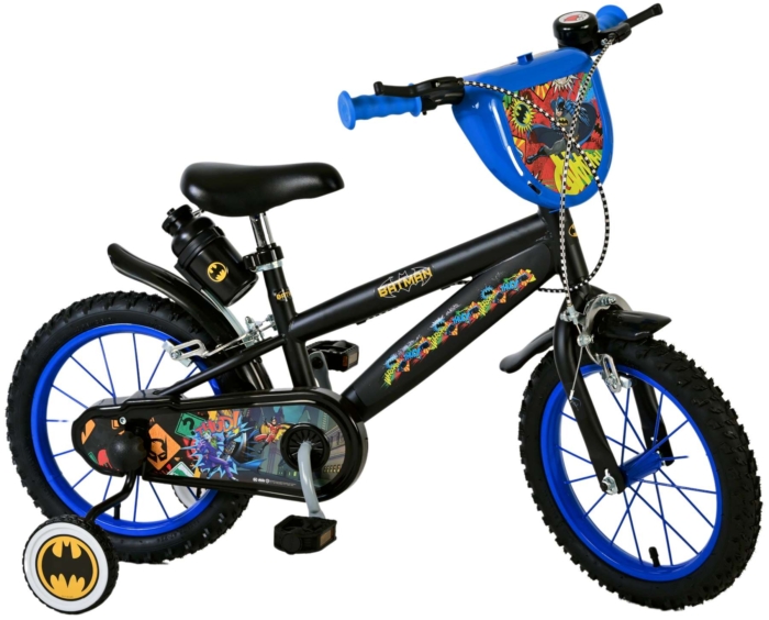 Batman Kinderfiets - Jongens - 14 inch - Zwart - Twee handremmen - Afbeelding 2