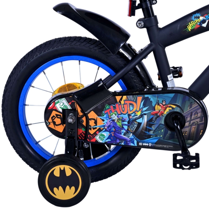 Batman Kinderfiets - Jongens - 14 inch - Zwart - Afbeelding 3