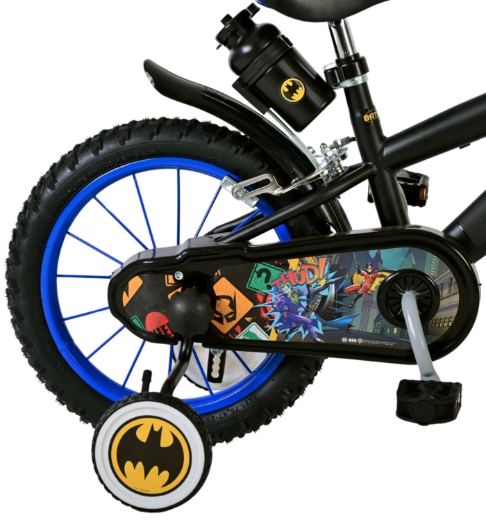 Batman Kinderfiets - Jongens - 14 inch - Zwart - Twee handremmen - Afbeelding 3