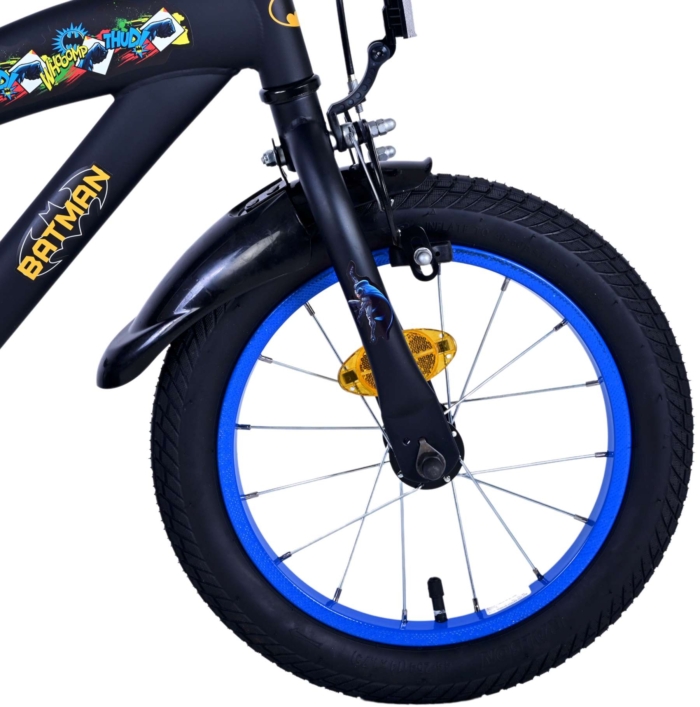 Batman Kinderfiets - Jongens - 14 inch - Zwart - Afbeelding 4