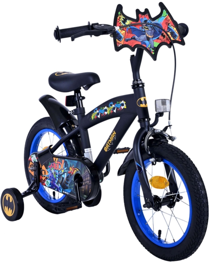 Batman Kinderfiets - Jongens - 14 inch - Zwart - Afbeelding 6