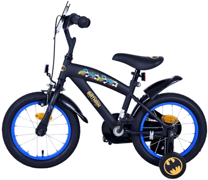 Batman Kinderfiets - Jongens - 14 inch - Zwart - Afbeelding 8