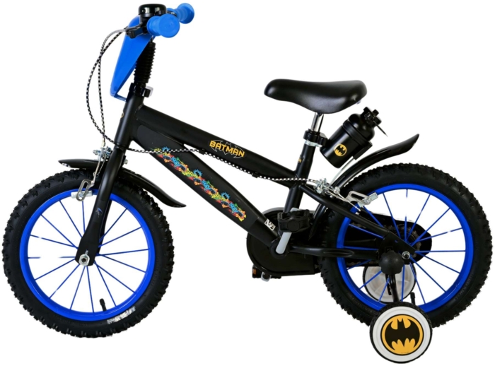 Batman Kinderfiets - Jongens - 14 inch - Zwart - Twee handremmen - Afbeelding 8