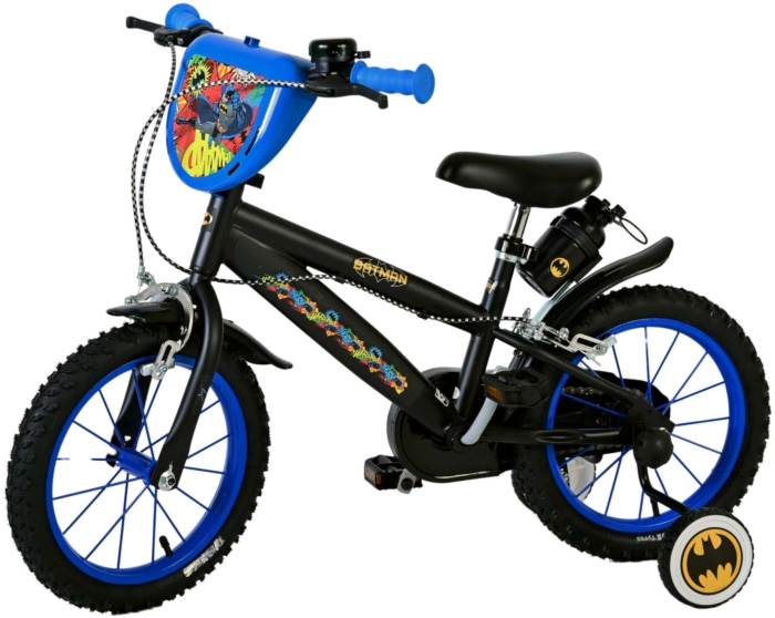 Batman Kinderfiets - Jongens - 14 inch - Zwart - Twee handremmen - Afbeelding 9