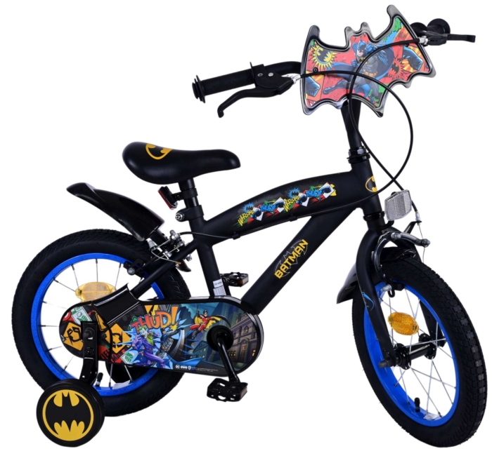 Batman Kinderfiets - Jongens - 14 inch - Zwart - Twee handremmen - Afbeelding 2