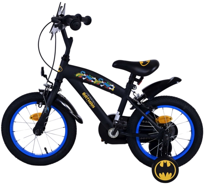 Batman Kinderfiets - Jongens - 14 inch - Zwart - Twee handremmen - Afbeelding 8