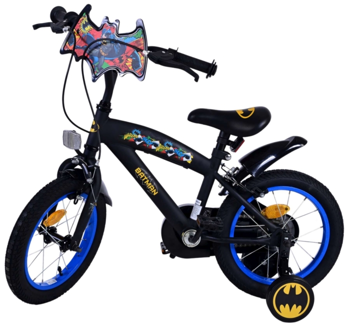 Batman Kinderfiets - Jongens - 14 inch - Zwart - Twee handremmen - Afbeelding 9