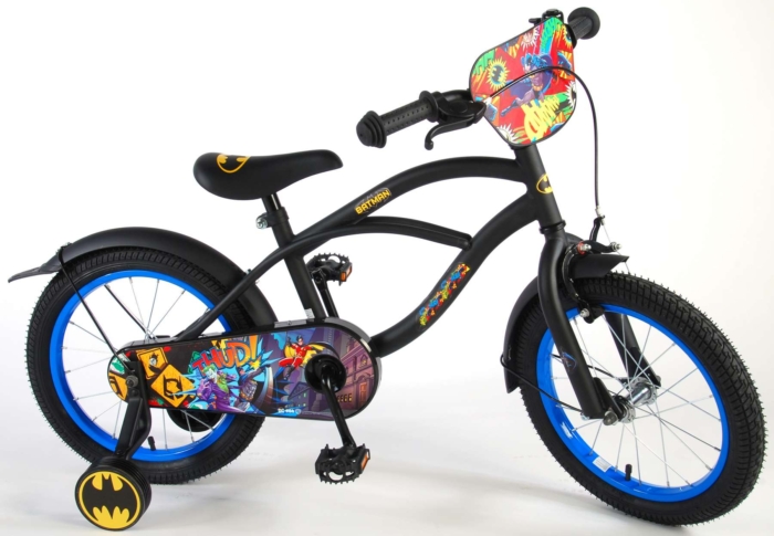 Batman Kinderfiets - Jongens - 16 inch - Zwart - Afbeelding 3