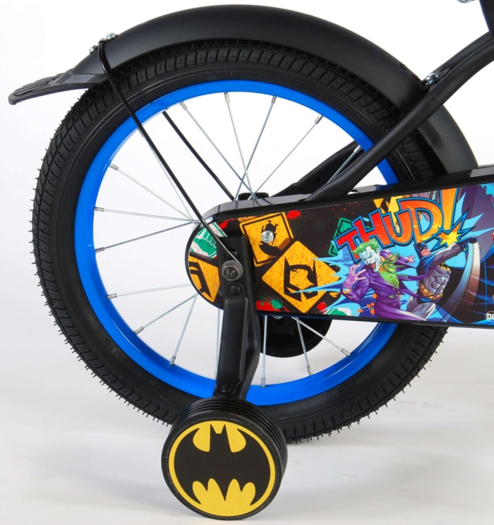 Batman Kinderfiets - Jongens - 16 inch - Zwart - Afbeelding 5