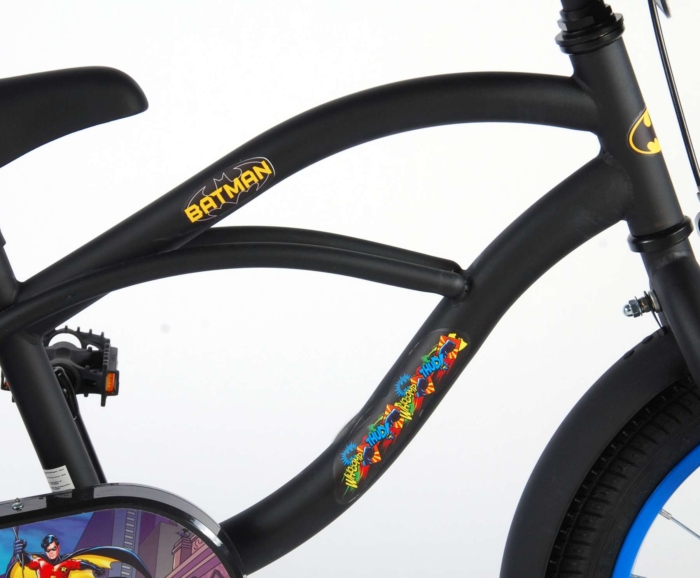 Batman Kinderfiets - Jongens - 16 inch - Zwart - Afbeelding 7