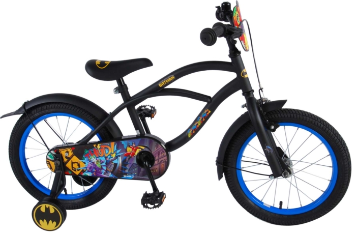 Batman Kinderfiets - Jongens - 16 inch - Zwart - Afbeelding 2