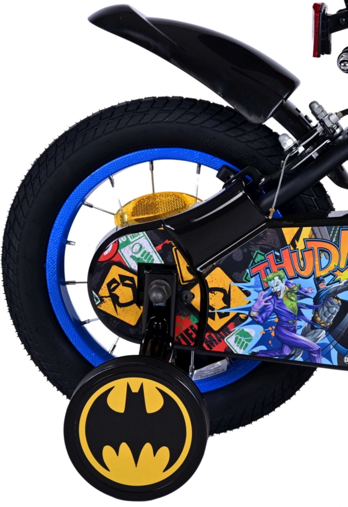 Batman Kinderfiets - Jongens - 12 inch - Zwart - Twee handremmen - Afbeelding 3