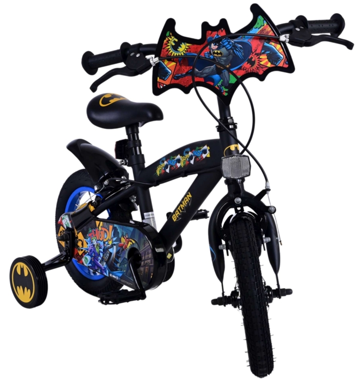 Batman Kinderfiets - Jongens - 12 inch - Zwart - Twee handremmen - Afbeelding 6