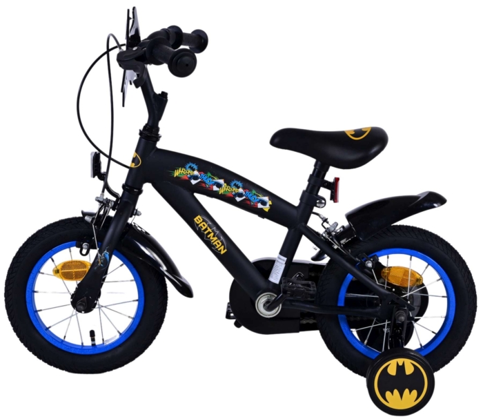 Batman Kinderfiets - Jongens - 12 inch - Zwart - Twee handremmen - Afbeelding 8