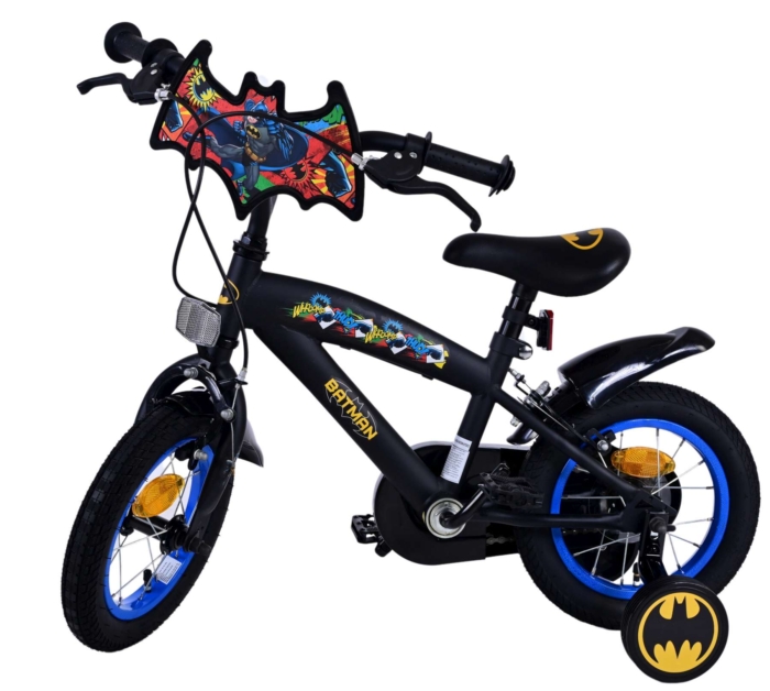 Batman Kinderfiets - Jongens - 12 inch - Zwart - Twee handremmen - Afbeelding 9