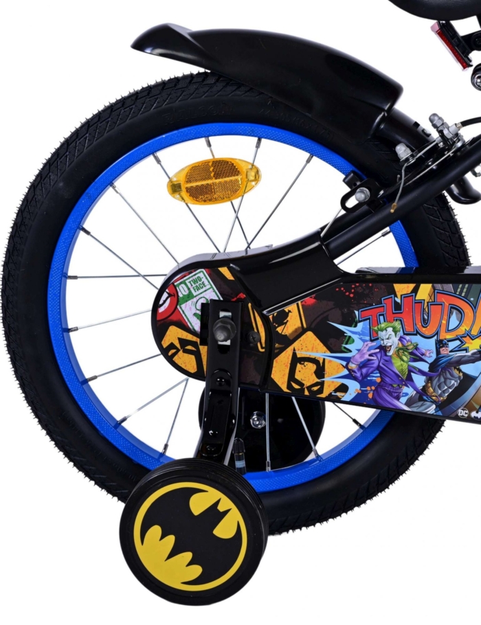 Batman Kinderfiets - Jongens - 16 inch - Zwart - Twee handremmen - Afbeelding 3