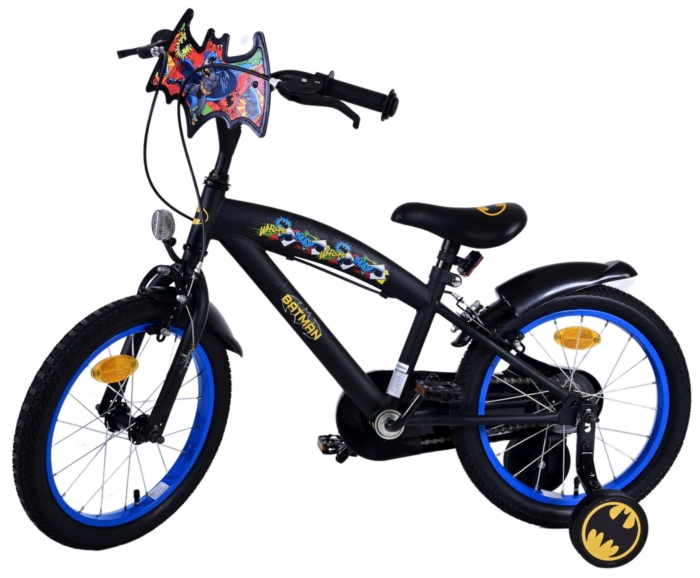 Batman Kinderfiets - Jongens - 16 inch - Zwart - Twee handremmen - Afbeelding 9