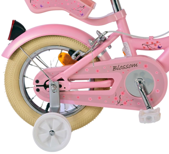 Volare Blossom Kinderfiets - Meisjes - 12 inch - Roze - Twee handremmen - Afbeelding 3