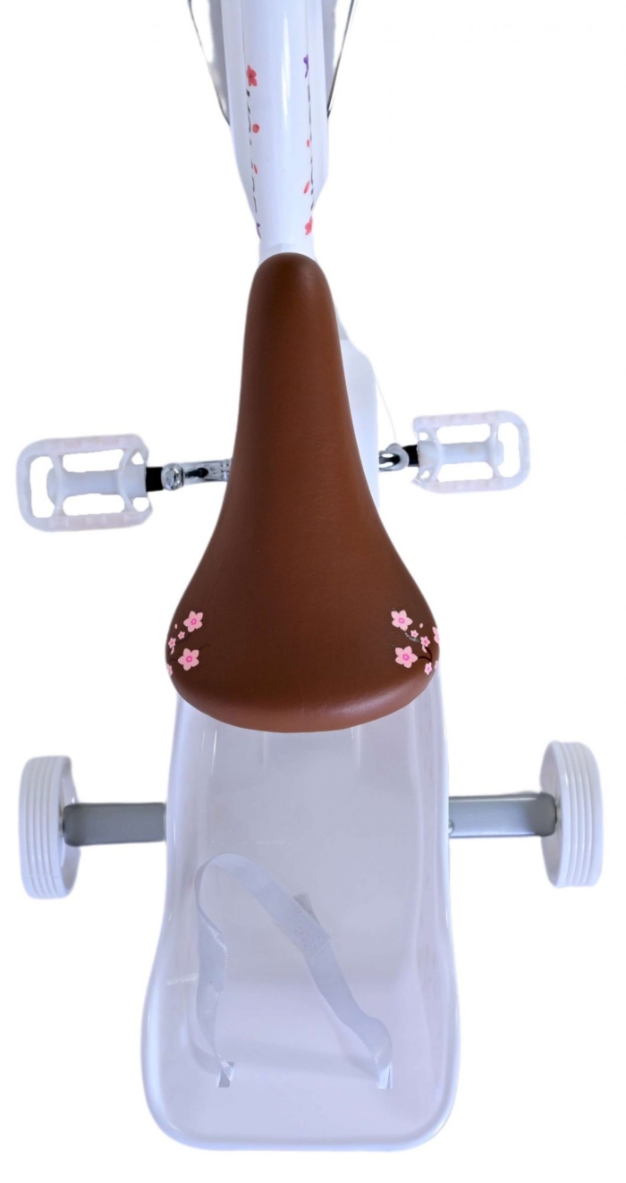 Volare Blossom Kinderfiets - Meisjes - 12 inch - Wit - Afbeelding 5