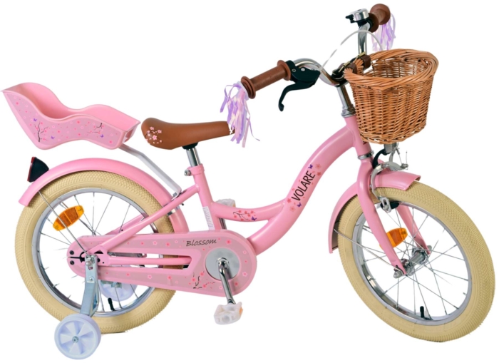 Volare Blossom Kinderfiets - Meisjes - 16 inch - Roze - Afbeelding 2